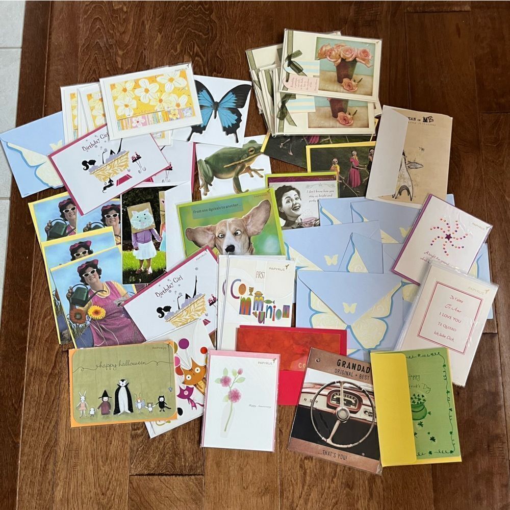 Papyrus (and other brands) Greeting Card Lot